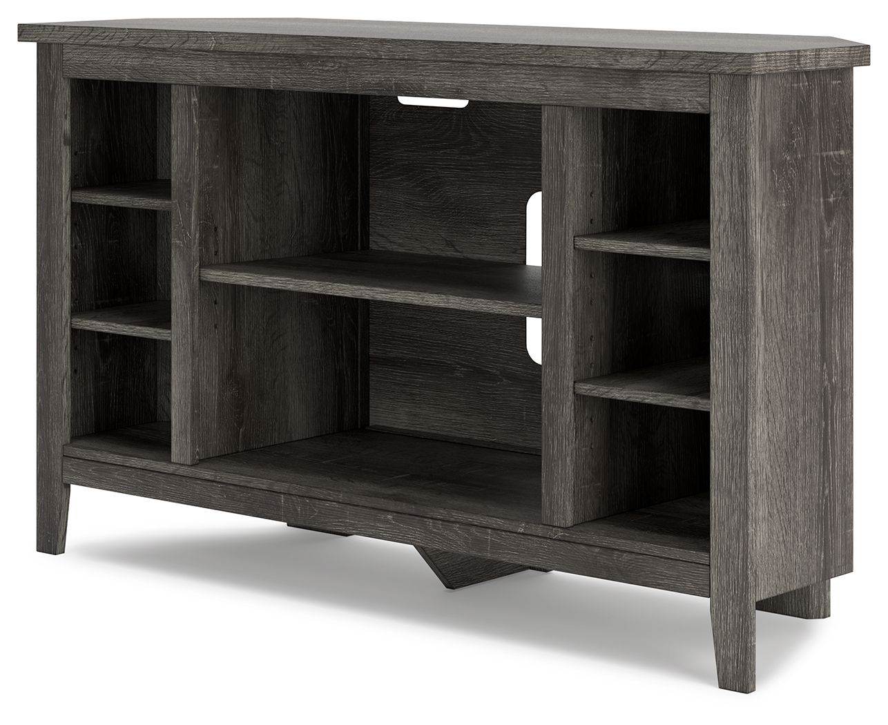 Arlenbry - Gray - Corner TV Stand/Fireplace Opt - Forward Furniture