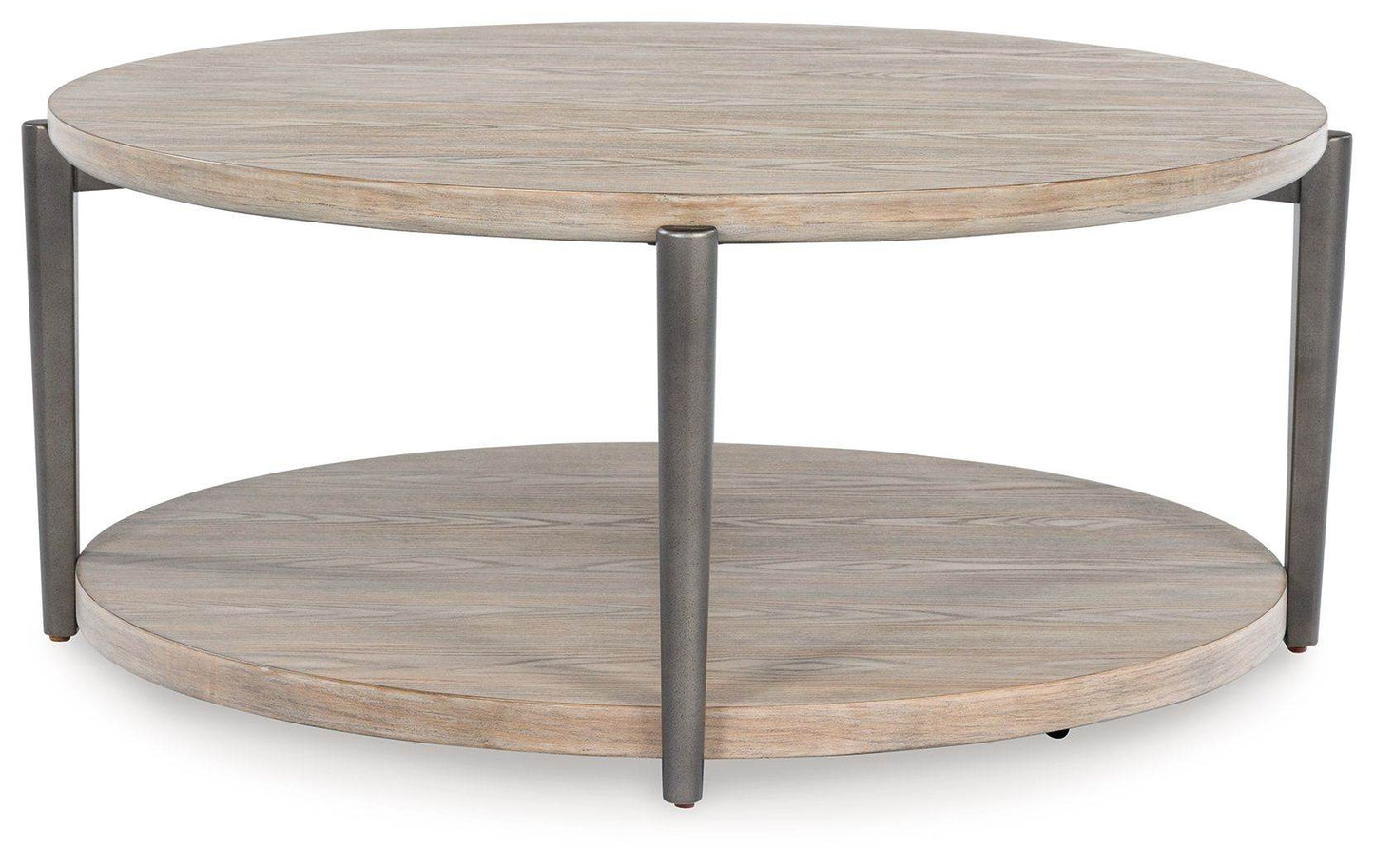 Dyonton - Light Grayish Brown - Round Cocktail Table - Forward Furniture