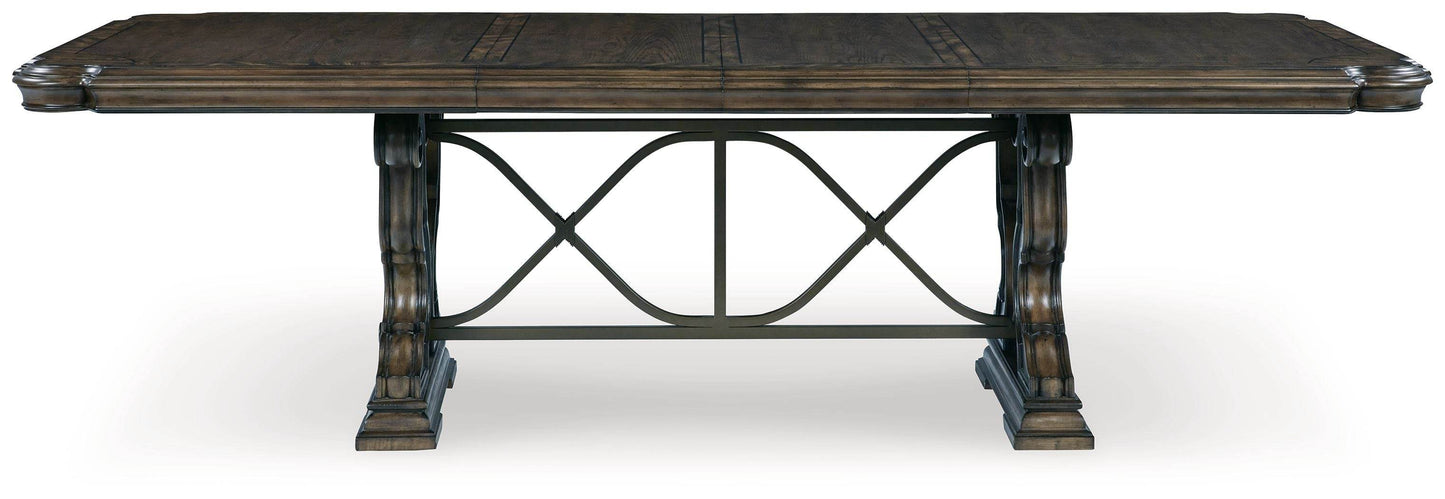 Maylee - Dark Brown - Dining Extension Table - Forward Furniture