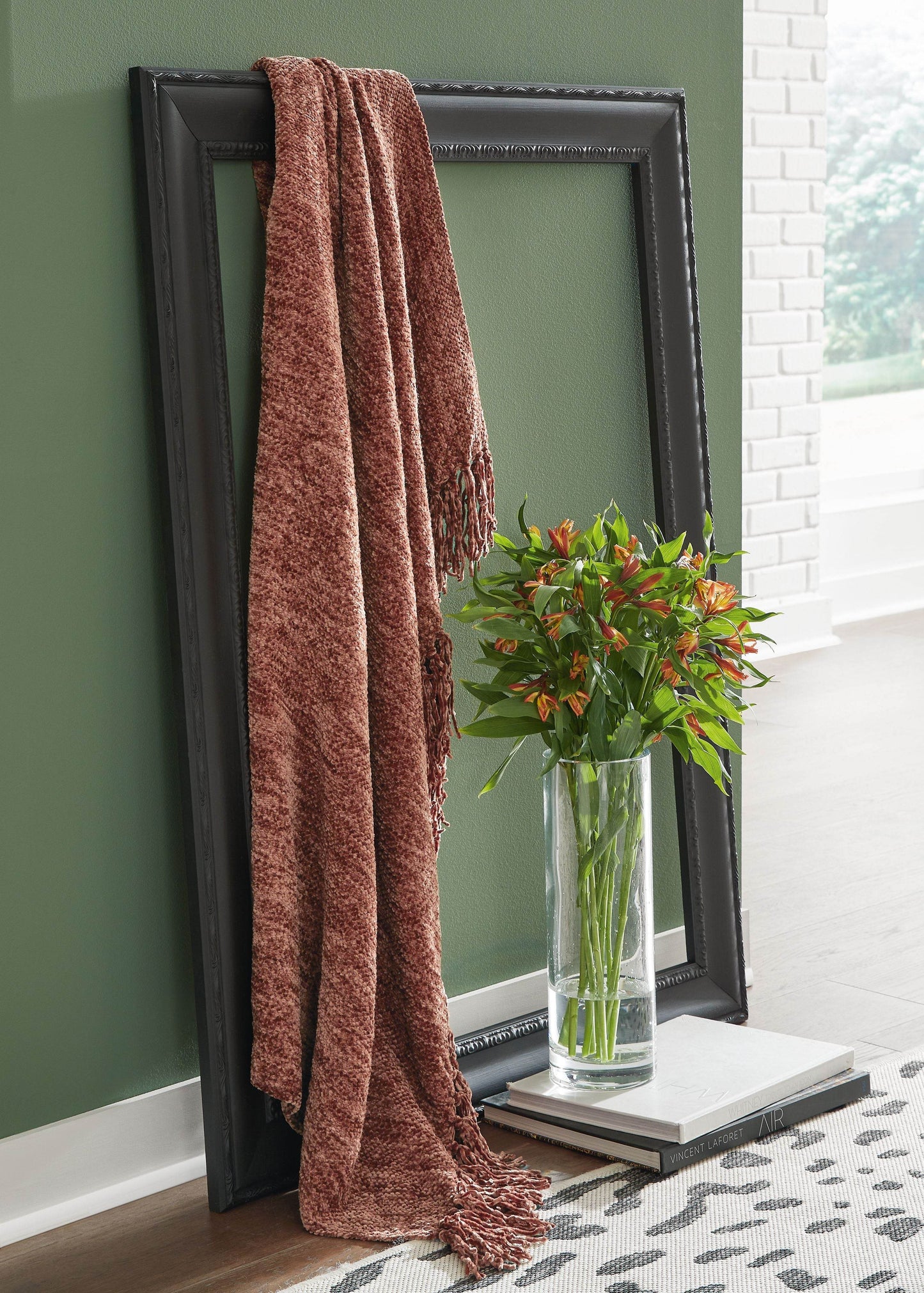 Tamish - Rust - Throw (Set of 3) - Forward Furniture