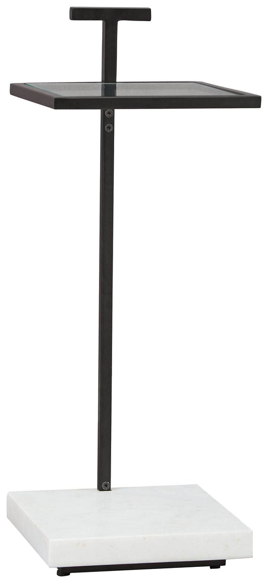 Mannill - Black / White - Accent Table - Forward Furniture