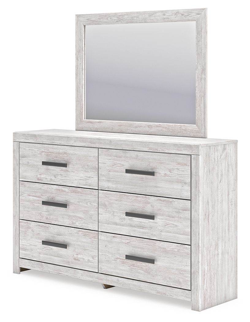 Cayboni - Whitewash - Dresser And Mirror - Forward Furniture