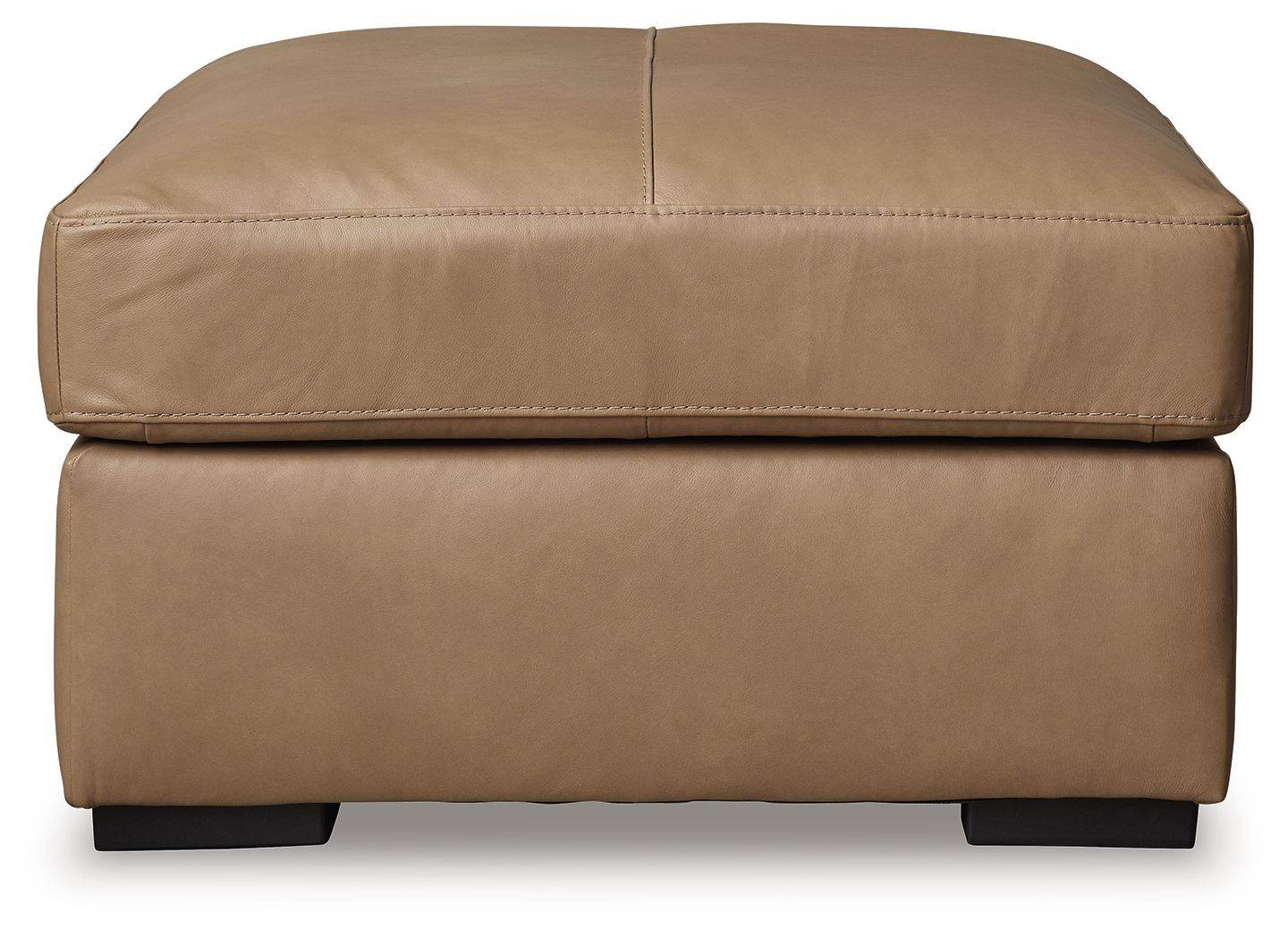 Bandon - Toffee - Oversized Accent Ottoman - Leather Match - Forward Furniture