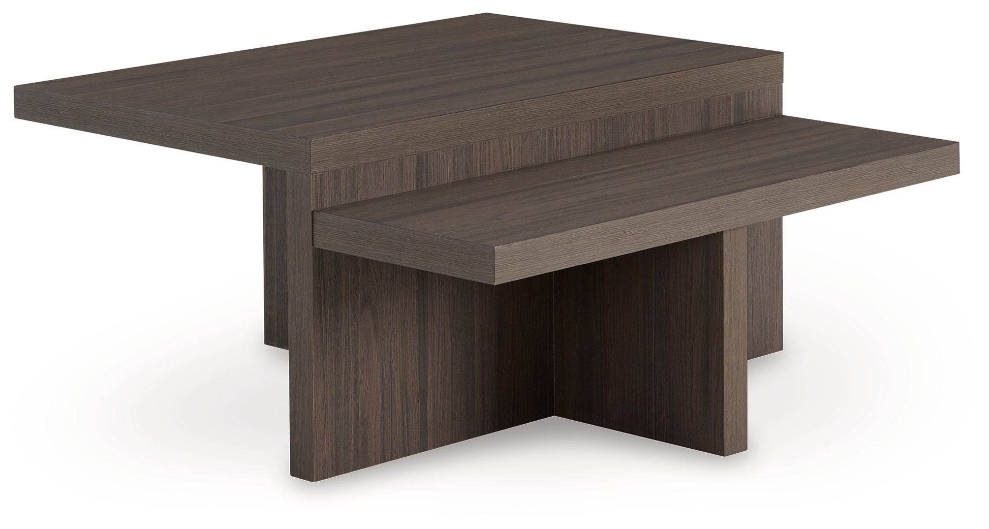 Zendex - Brown - Occasional Table Set (Set of 2) - Forward Furniture