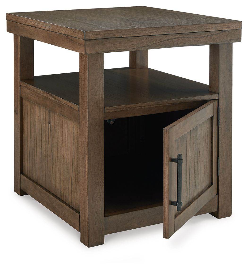 Boardernest - Brown - Rectangular End Table - Forward Furniture