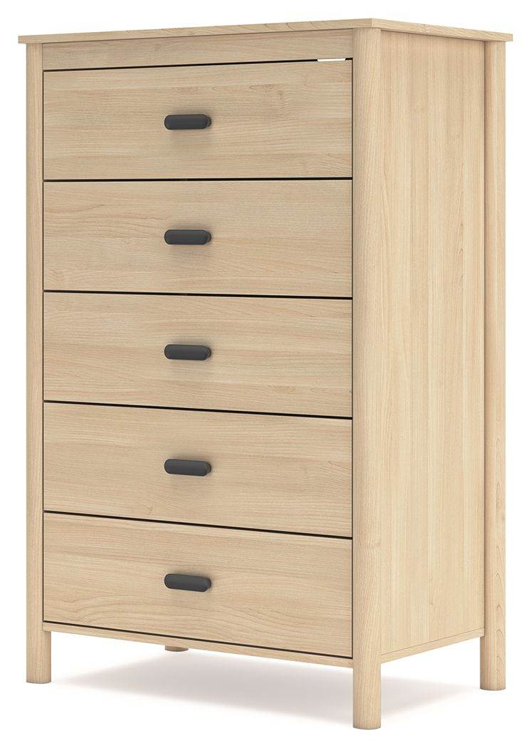 Cabinella - Tan - Five Drawer Chest - Forward Furniture