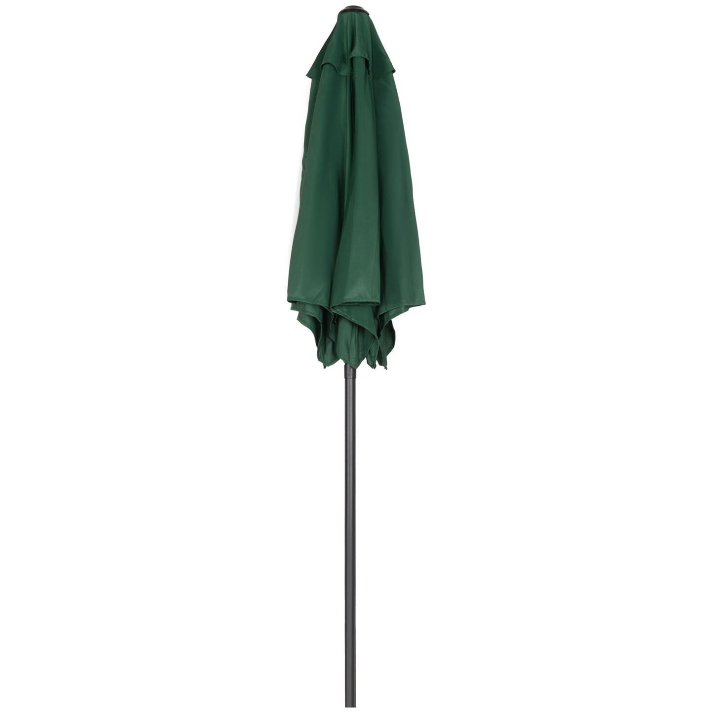 6.6FT Patio Umbrella, Outdoor Parasol with 6 Solid Ribs, Green