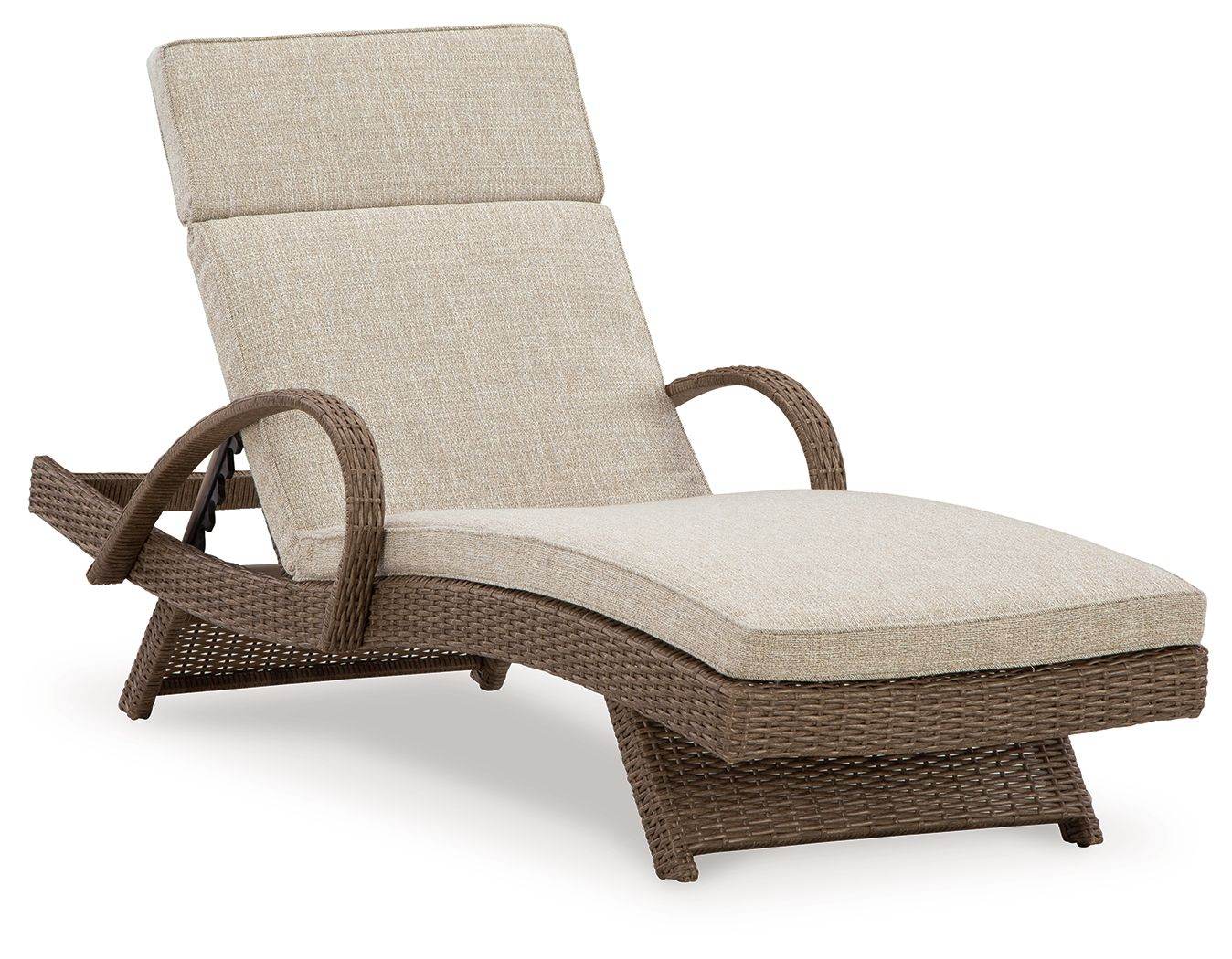 Beachcroft - Beige - Chaise Lounge With Cushion - Forward Furniture