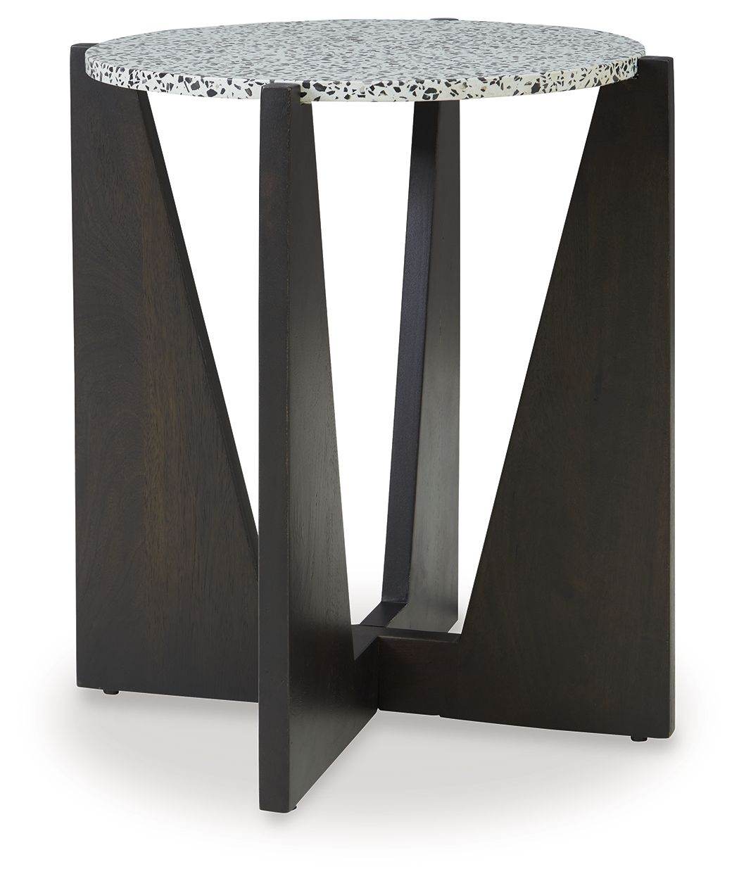 Tellrich - Black / White - Accent Table - Forward Furniture