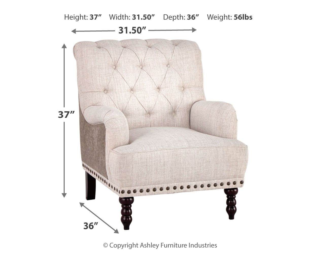 Tartonelle - Ivory / Taupe - Accent Chair - Forward Furniture