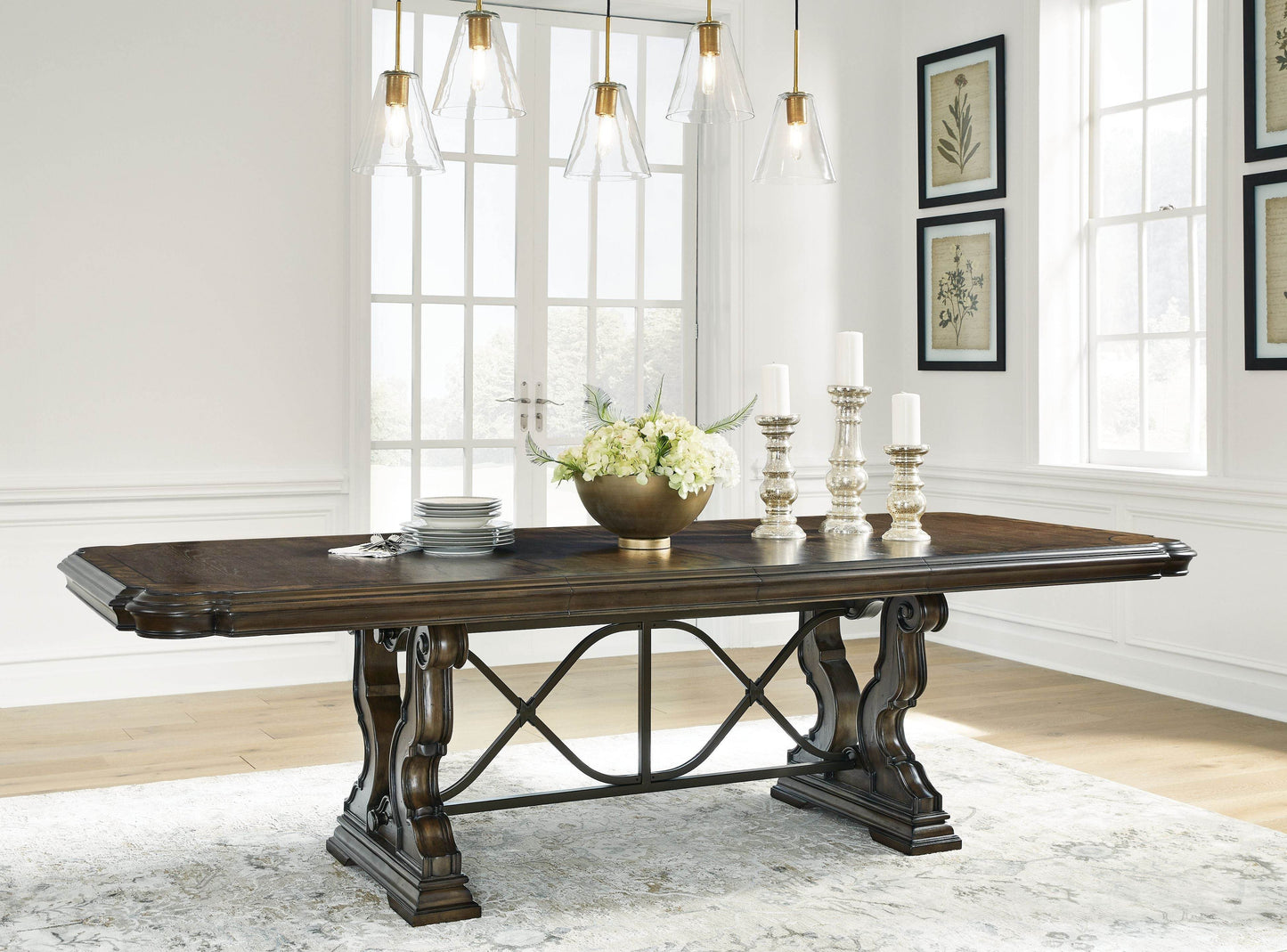 Maylee - Dark Brown - Dining Extension Table - Forward Furniture