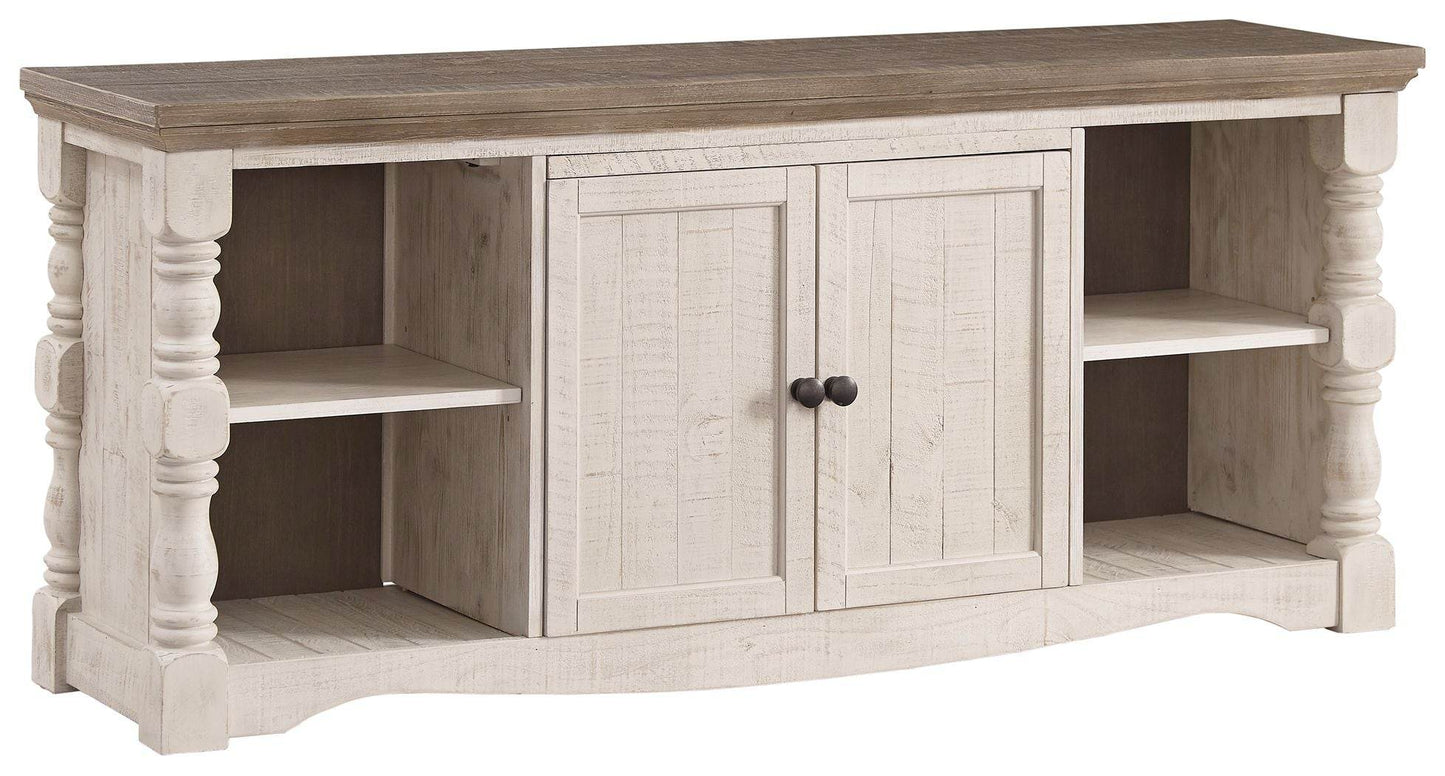 Havalance - Brown / Beige - Extra Large TV Stand - 2 Doors - Forward Furniture