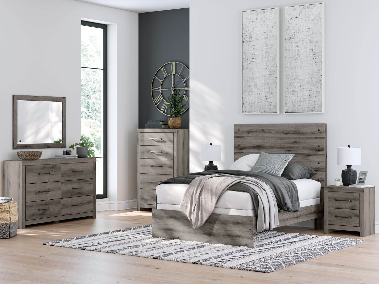 Graystorm - Brown Gray - Bedroom Mirror - Forward Furniture