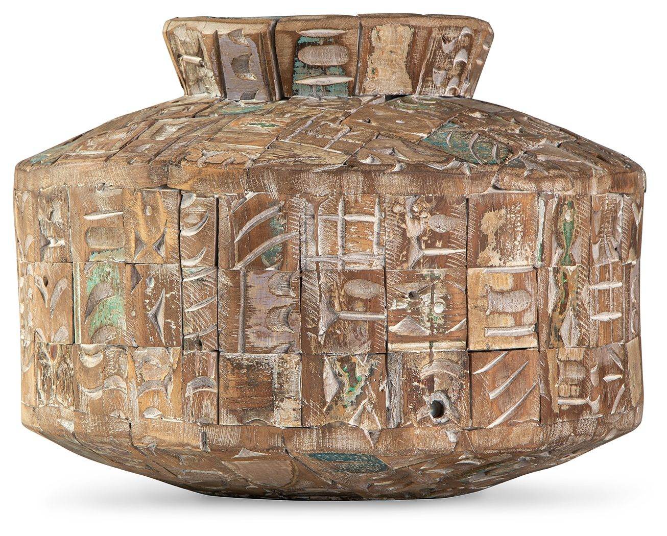 Meltland - Natural / Black - Vase - Square - Forward Furniture