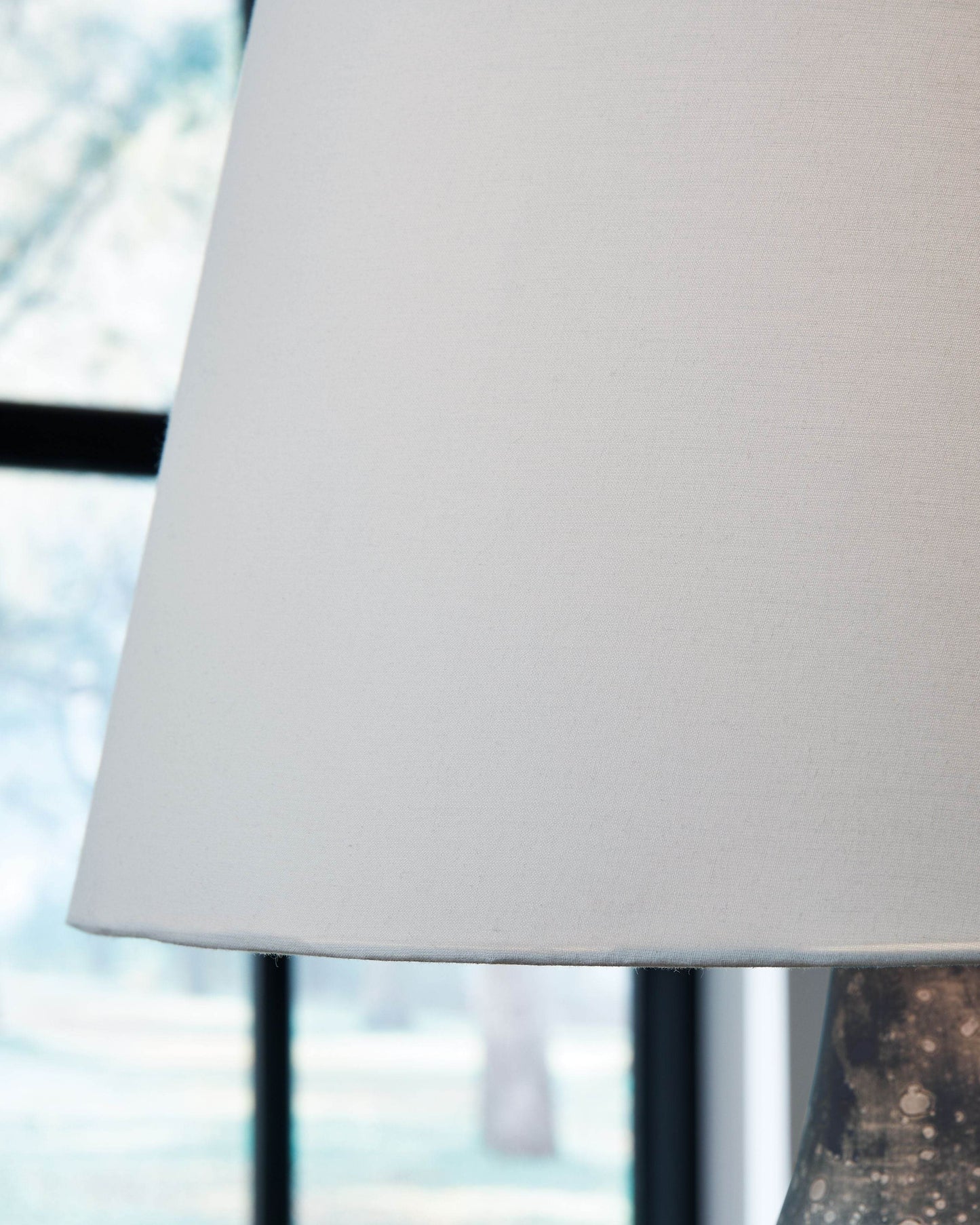 Bluacy - Antique Gray - Glass Table Lamp - Forward Furniture