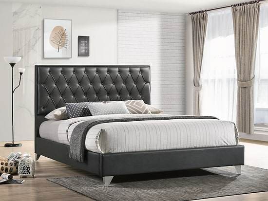 Emma Classic Diamond-Tufted Platform Bed - Forward Furniture