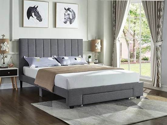 Cambridge White Platform Bed with Storage - Forward Furniture