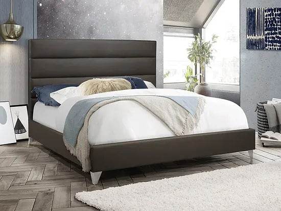 Mason Grey Platform Bed - Forward Furniture