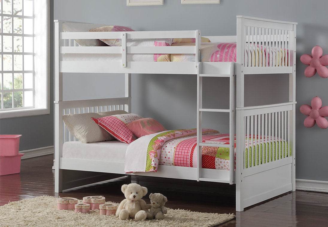 Enchanted Double over Double Bunk Bed - Solid Wood - Forward Furniture
