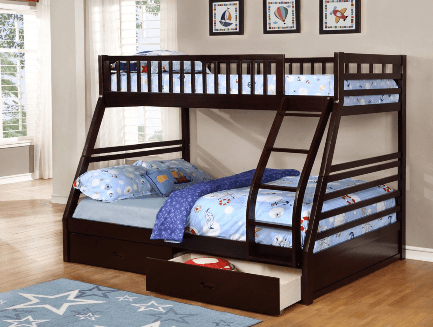 Erin Single over Double Bunk Bed - Solid Wood - Forward Furniture
