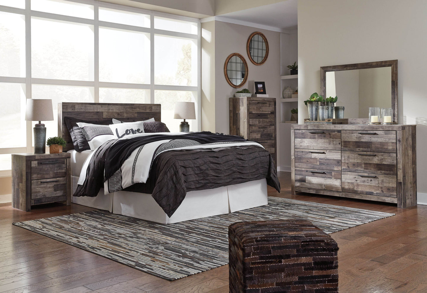 Derekson - Multi Gray - Two Drawer Night Stand - Forward Furniture