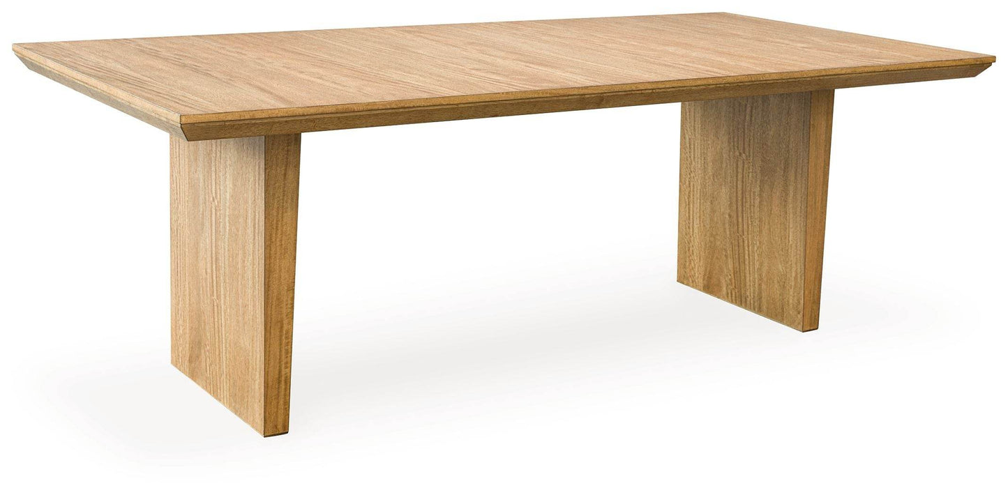 Sherbana - Light Brown - Rectangular Dining Room Extension Table - Forward Furniture