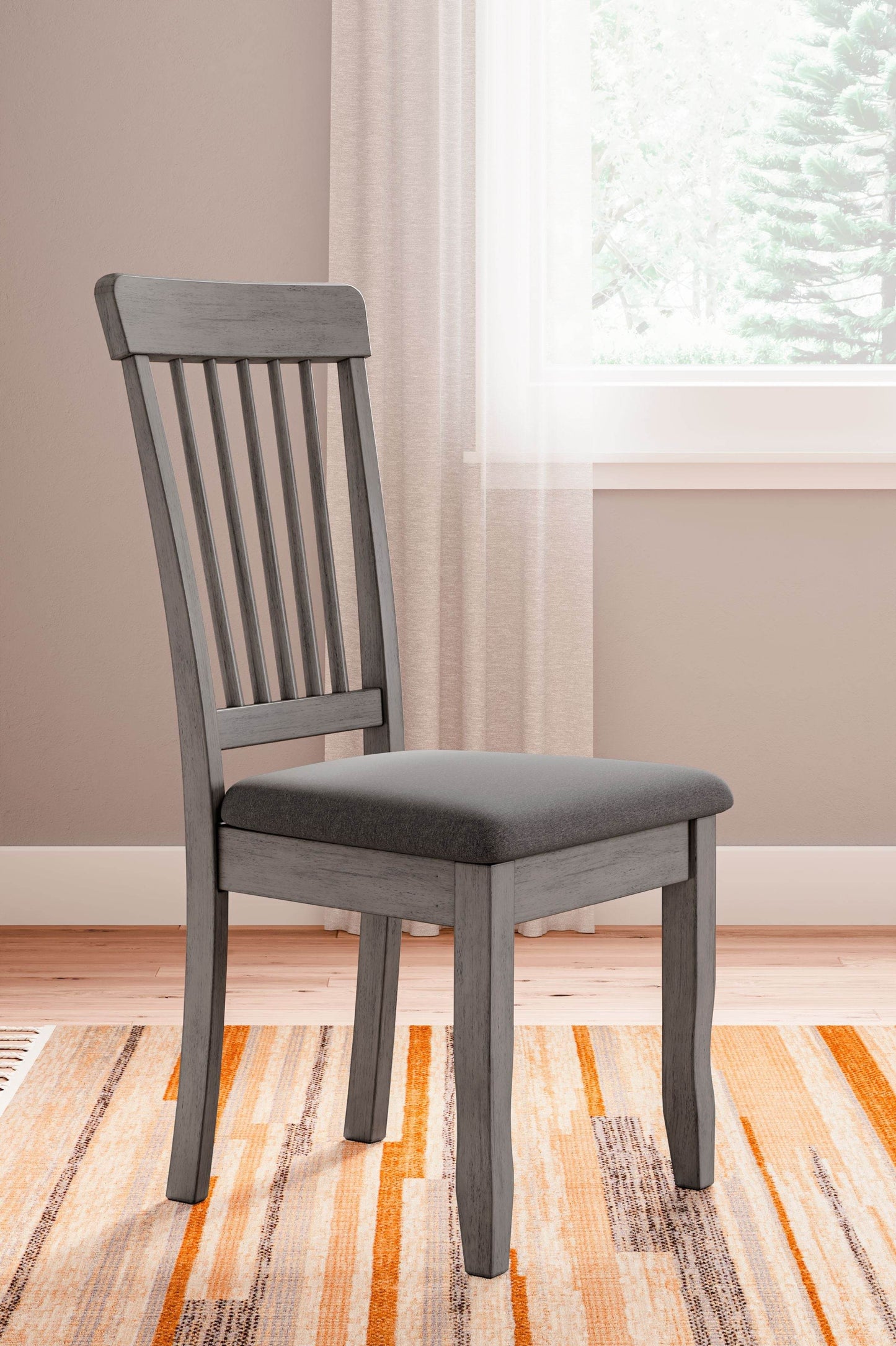 Shullden - Gray - Dining Room Side Chair (Set of 2) - Forward Furniture