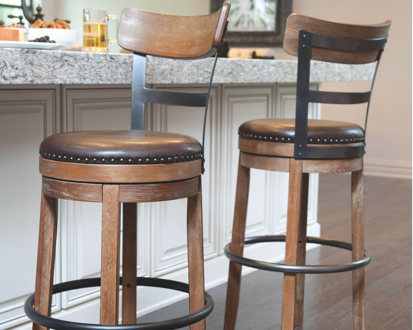 Pinnadel - Swivel Barstool - Forward Furniture
