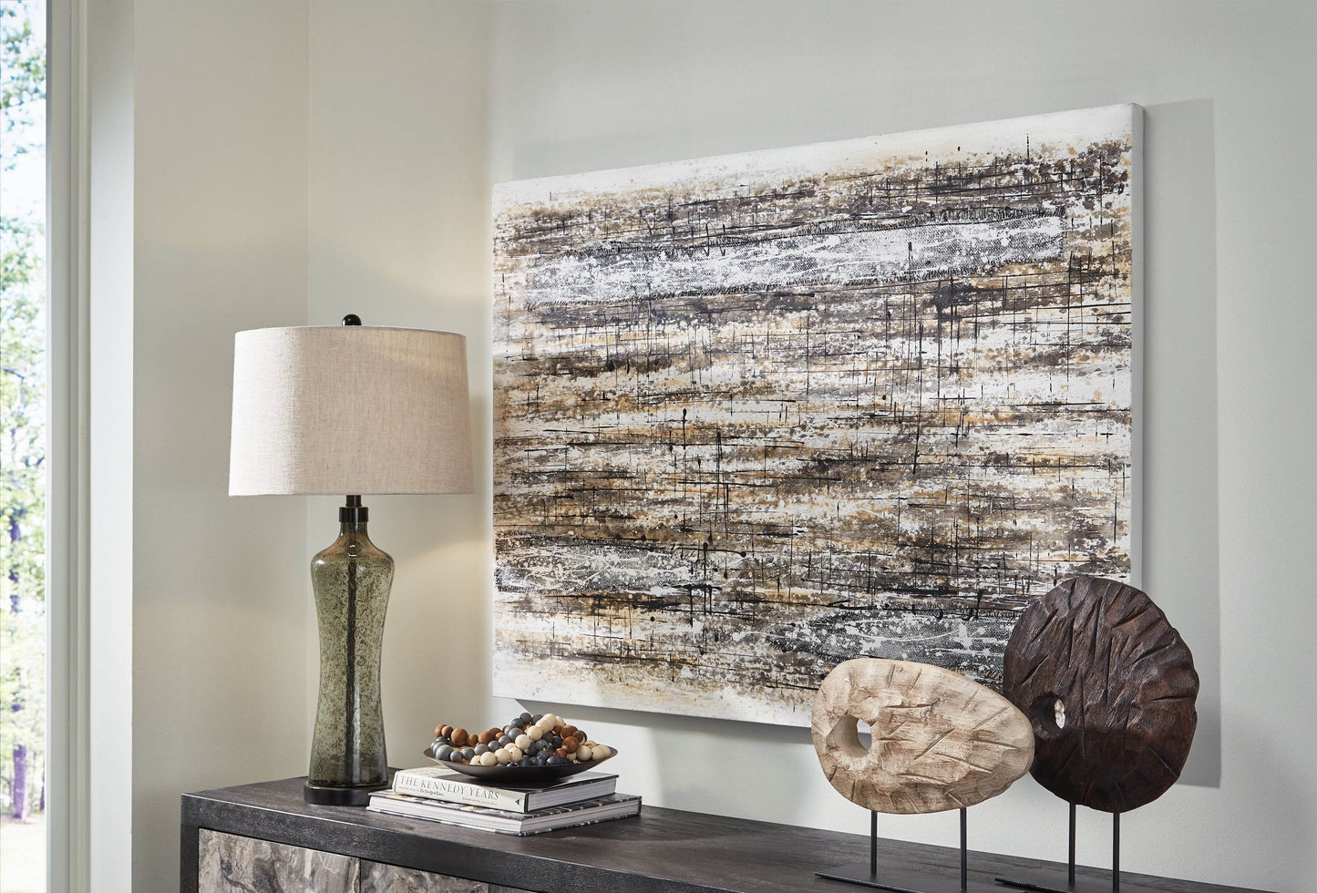 Grateville - Gray / Brown - Wall Art - Forward Furniture