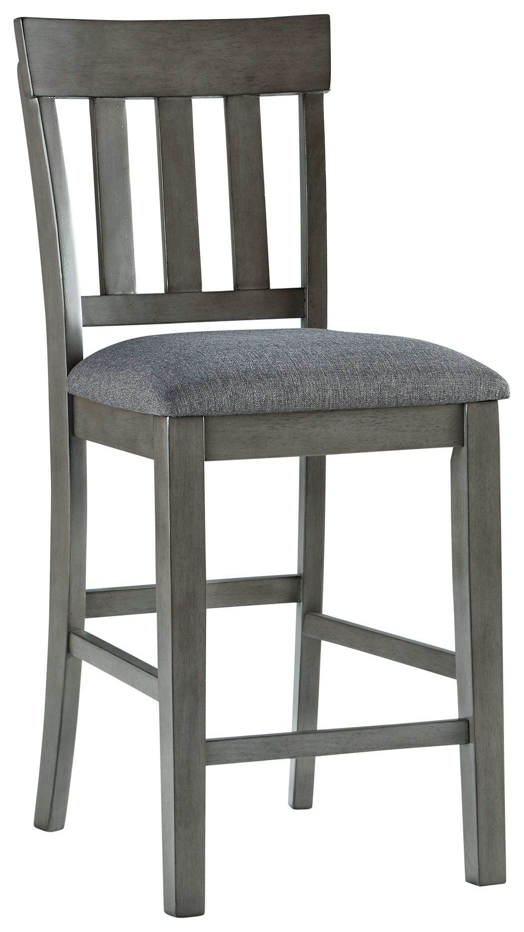 Hallanden - Black / Gray - Upholstered Barstool (Set of 2) - Forward Furniture