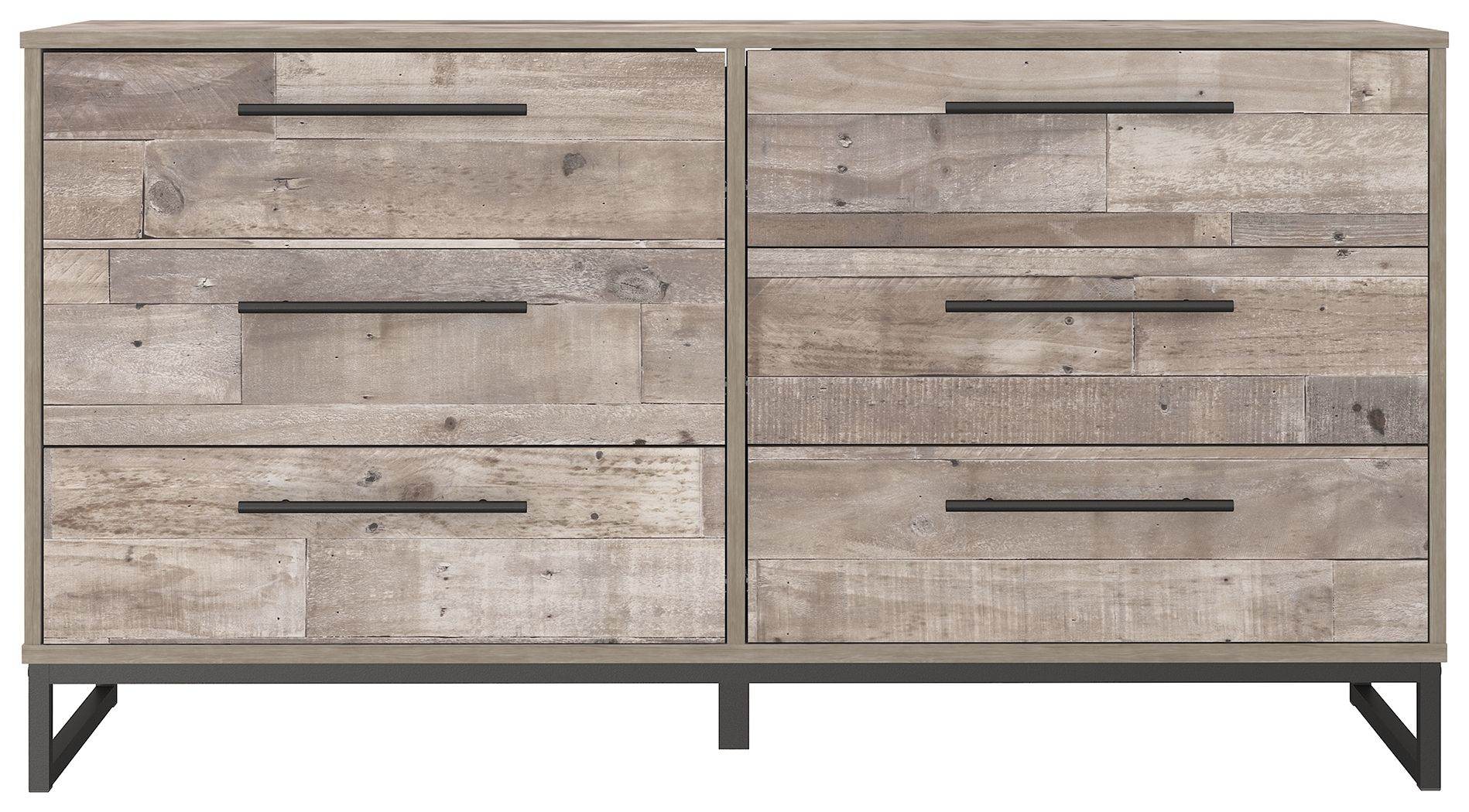 Neilsville - Whitewash - Six Drawer Dresser - Vinyl-Wrapped - Forward Furniture