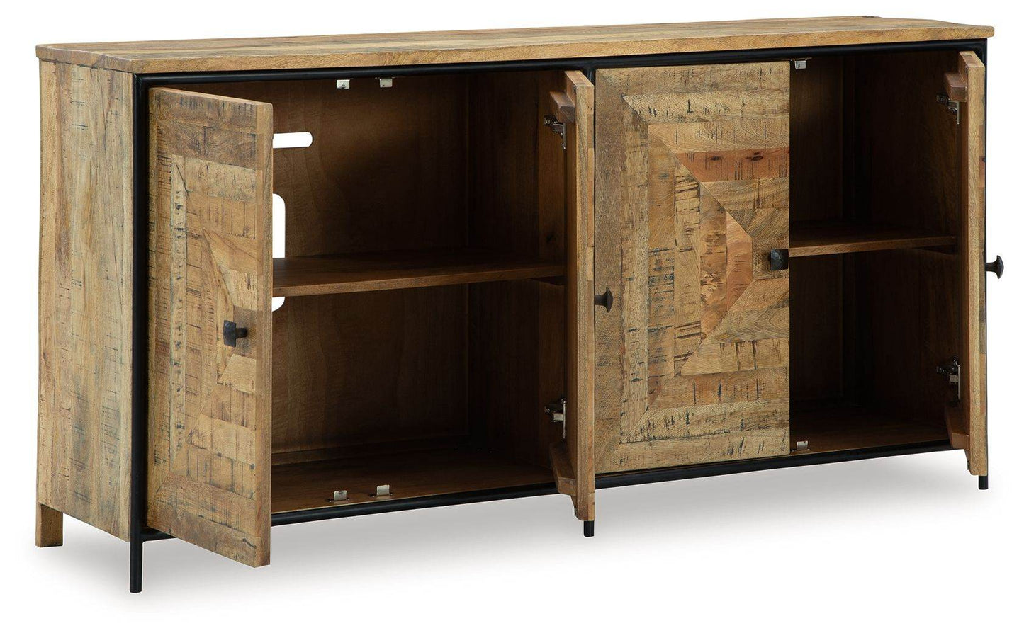 Camney - Brown / Black - Accent Cabinet - Forward Furniture