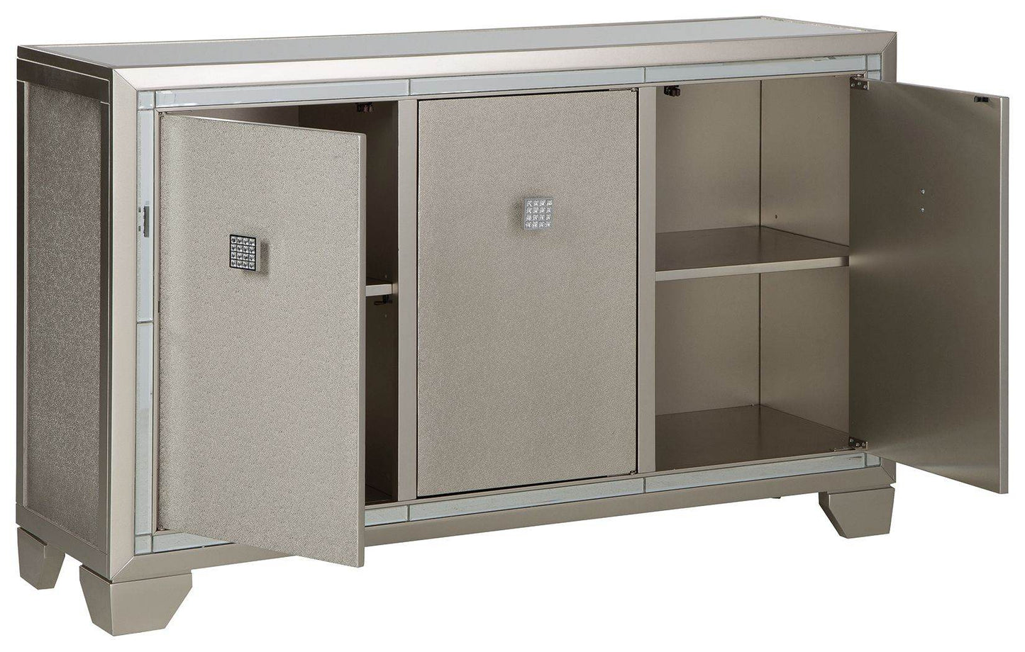Chaseton - Champagne - Accent Cabinet - Forward Furniture