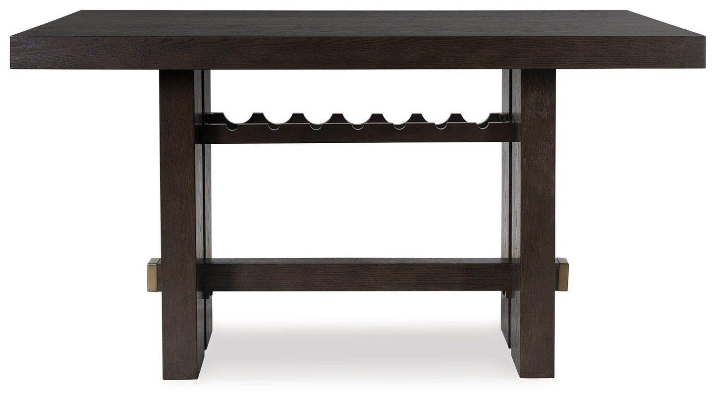 Burkhaus - Dark Brown - Rectangular Dining Room Counter Table - Forward Furniture