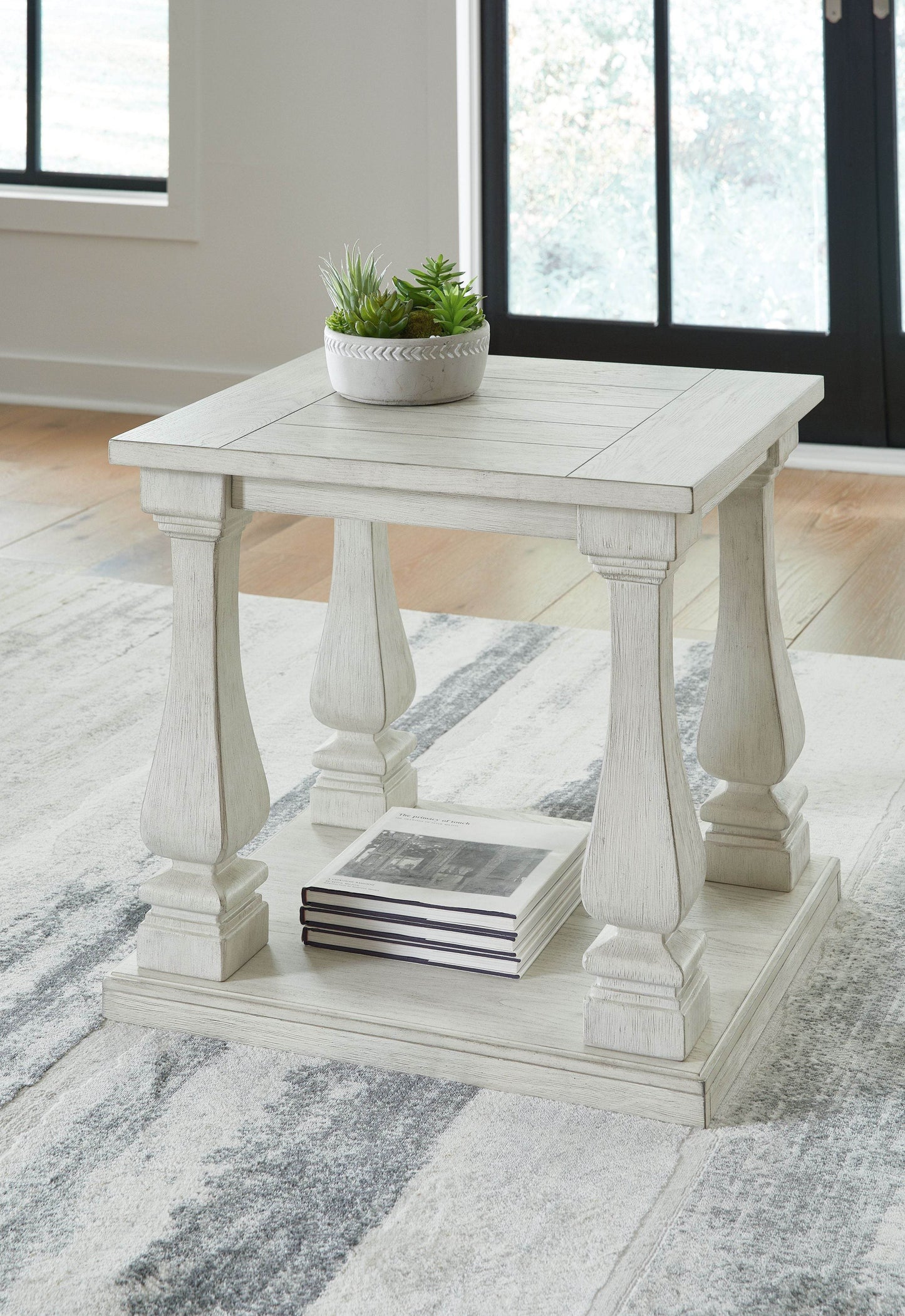 Arlendyne - Antique White - Rectangular End Table - Forward Furniture