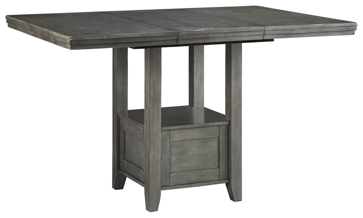 Hallanden - Gray - Rectangular Dining Room Counter Extension Table - Forward Furniture