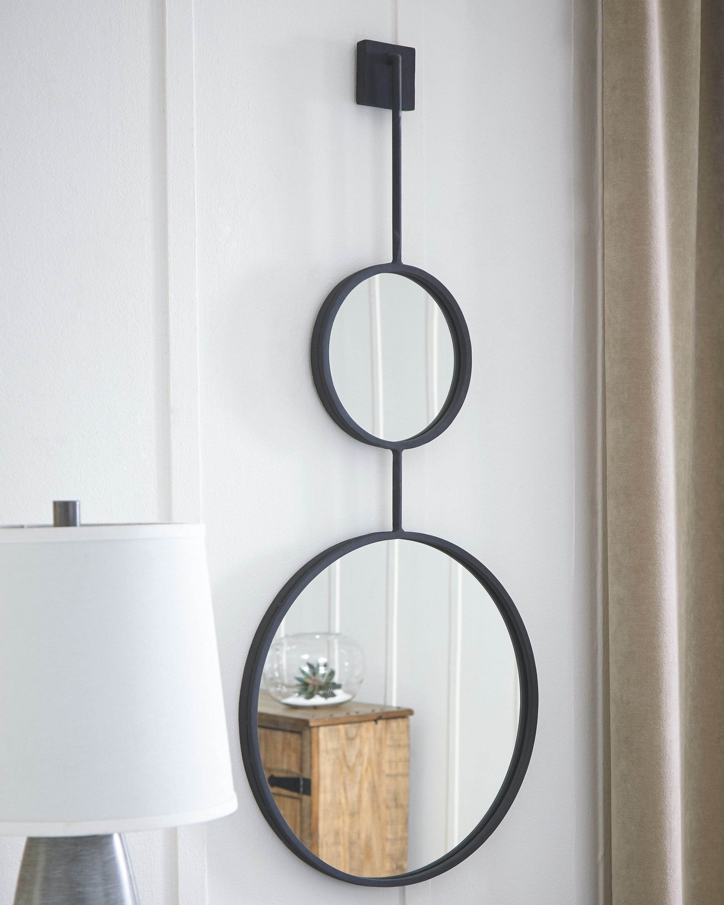 Brewer - Black - Accent Mirror - Forward Furniture