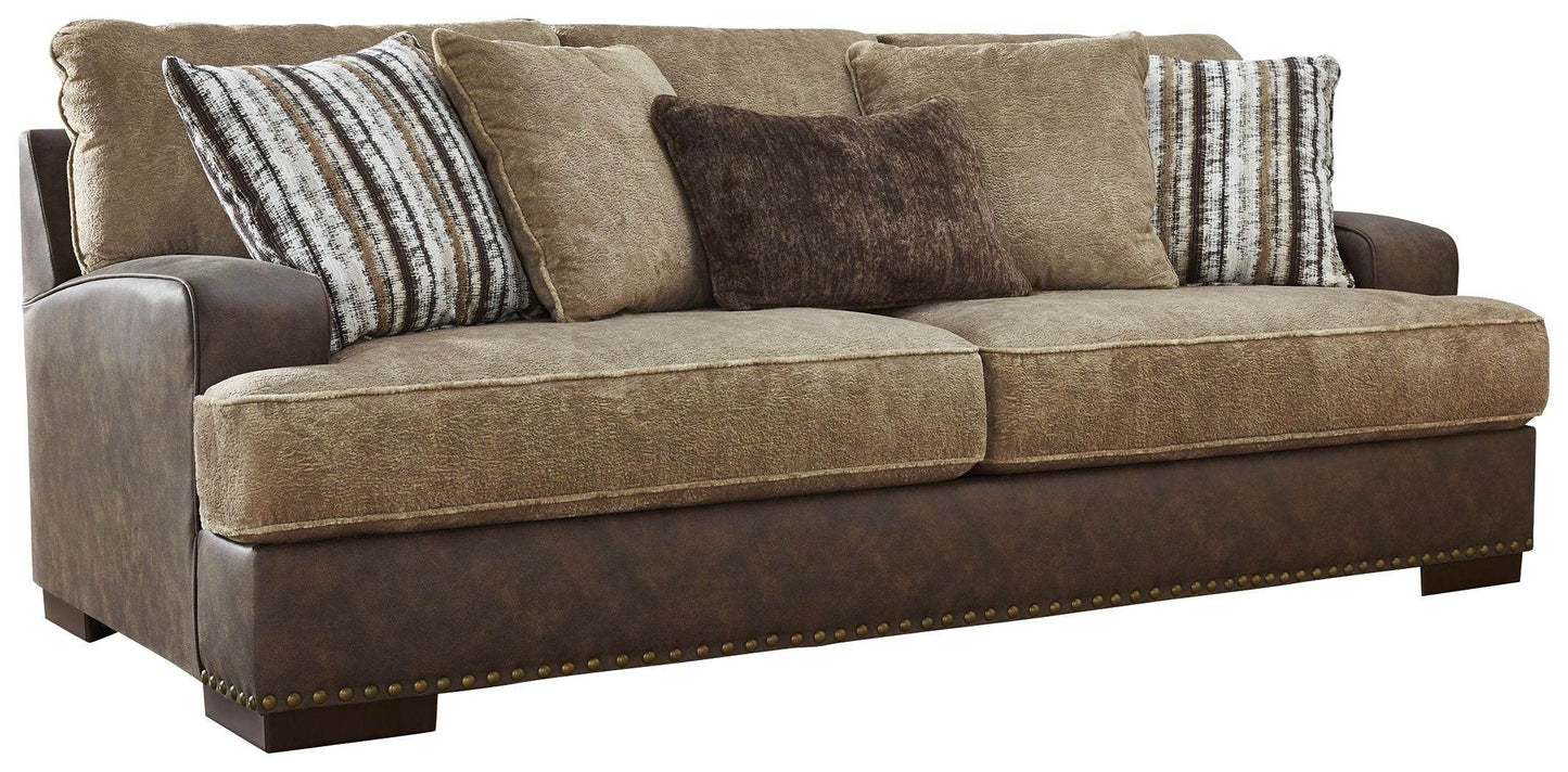 Alesbury - Chocolate - Sofa - Forward Furniture