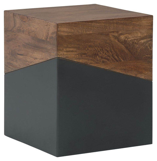 Trailbend - Brown / Gunmetal - Accent Table - Forward Furniture