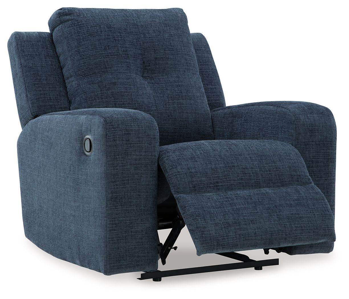 Danum - Ink - Zero Wall Recliner - Fabric - Forward Furniture