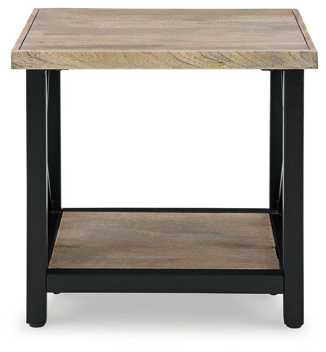 Bristenfort - Brown / Black - Rectangular End Table - Forward Furniture