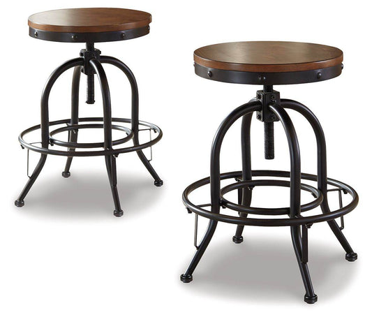 Valebeck - Swivel Barstool (Set of 2) - Forward Furniture