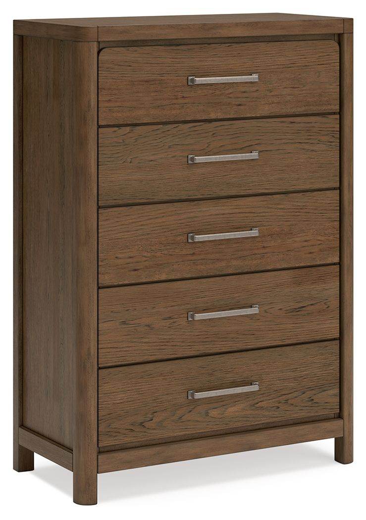 Cabalynn - Light Brown - Five Drawer Chest - Forward Furniture