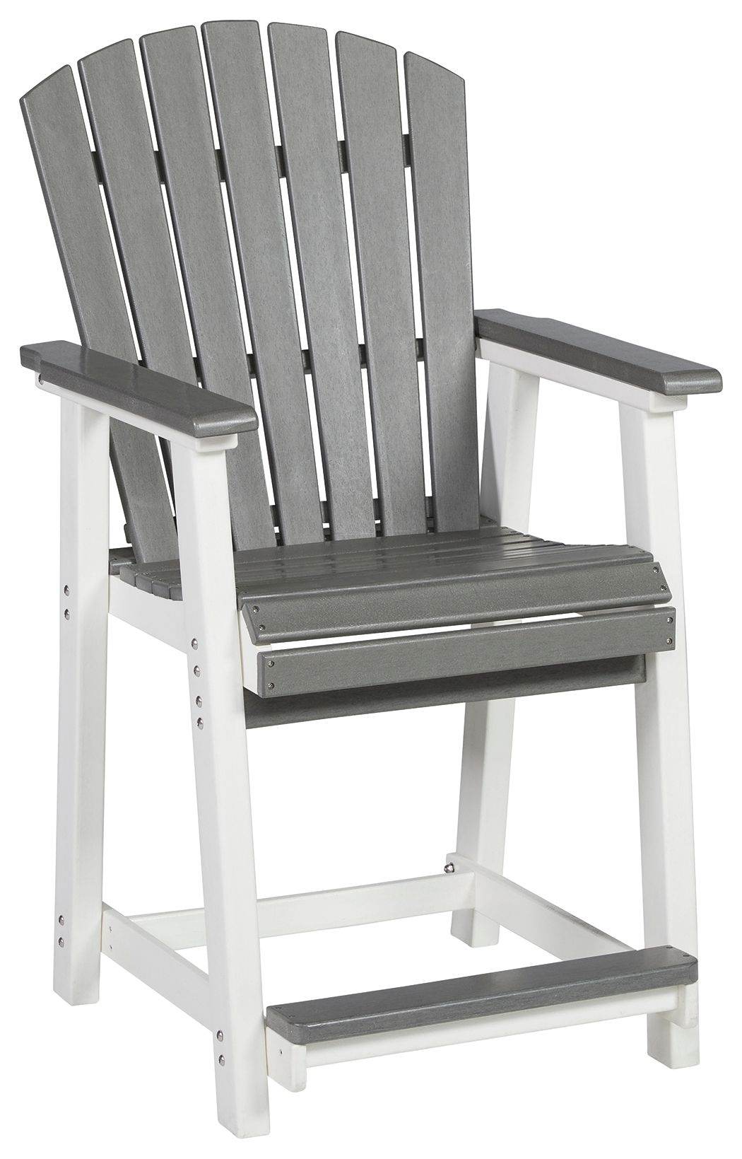 Transville - Gray / White - Barstool (Set of 2) - Forward Furniture