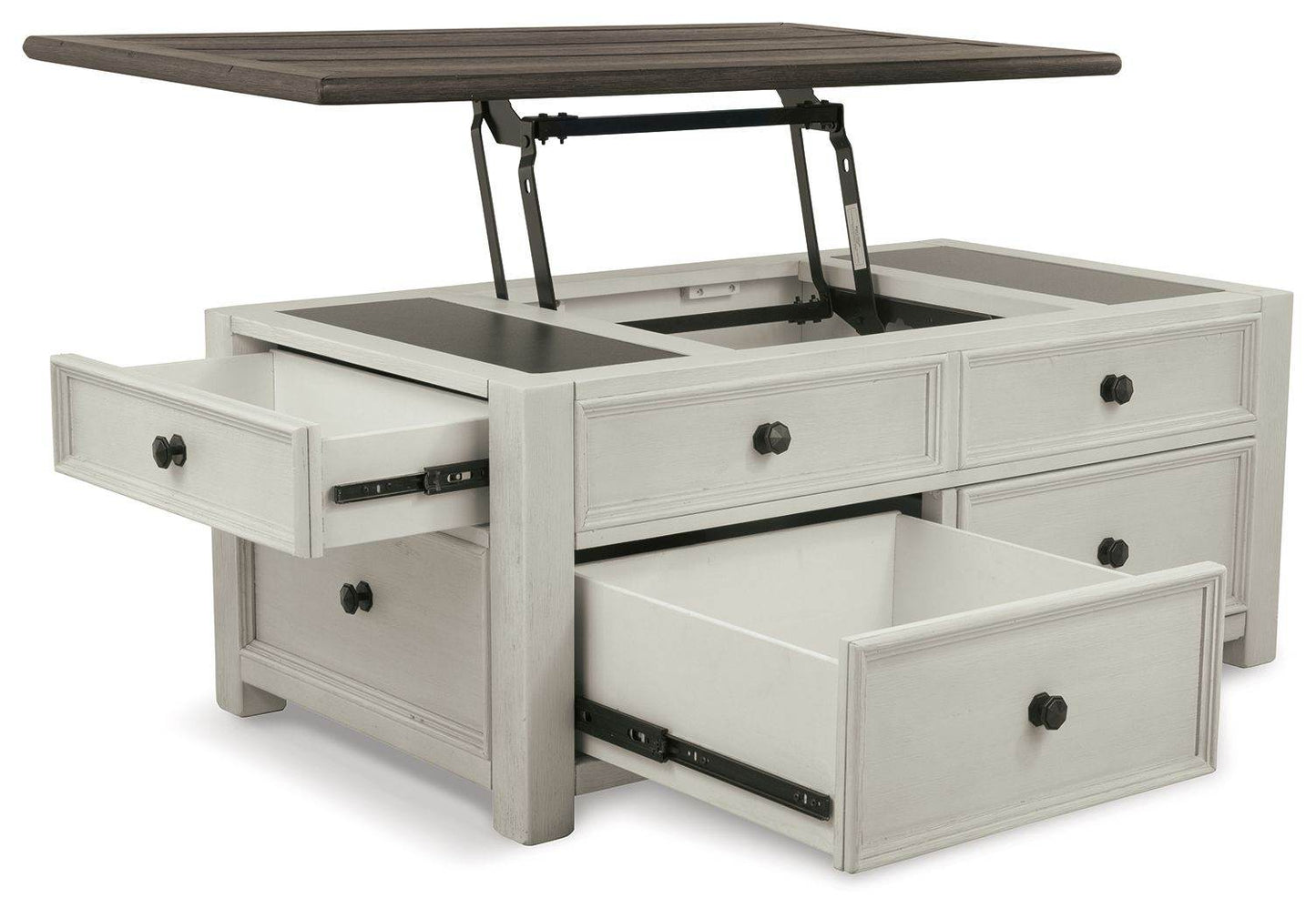 Bolanburg - White / Brown / Beige - Lift Top Cocktail Table - Forward Furniture