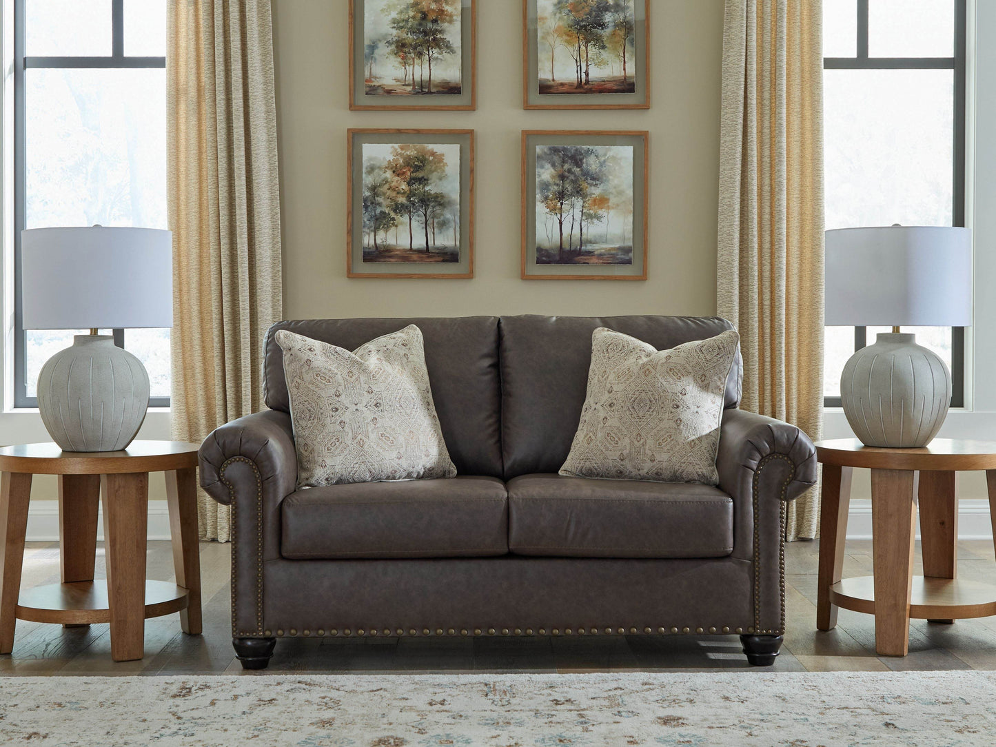 Roxmere - Umber - Loveseat - Forward Furniture