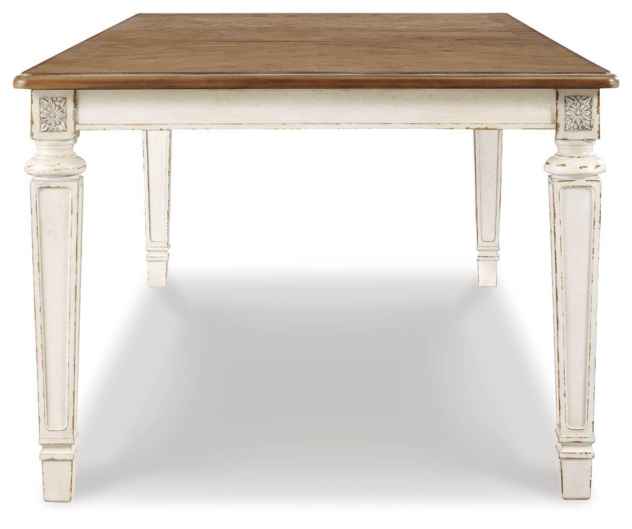 Realyn - Chipped White - Rectangular Dining Room Extension Table - Forward Furniture