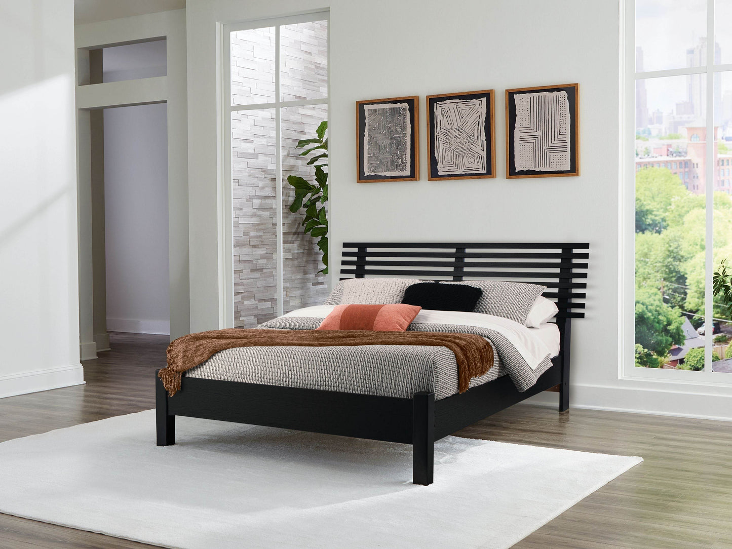 Danziar - Slat Panel Bed With Low Footboard - Forward Furniture