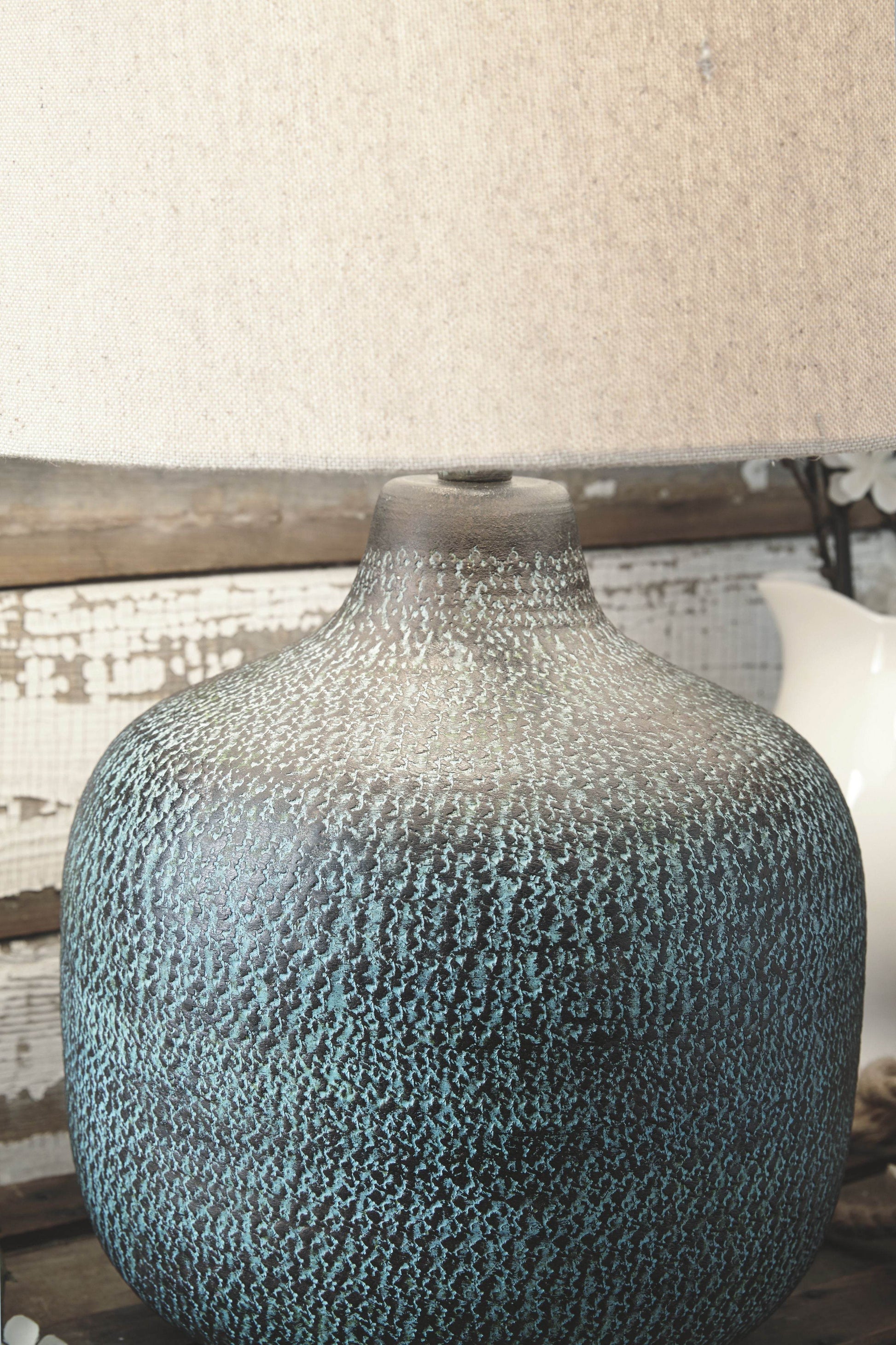 Malthace - Patina - Metal Table Lamp - Forward Furniture