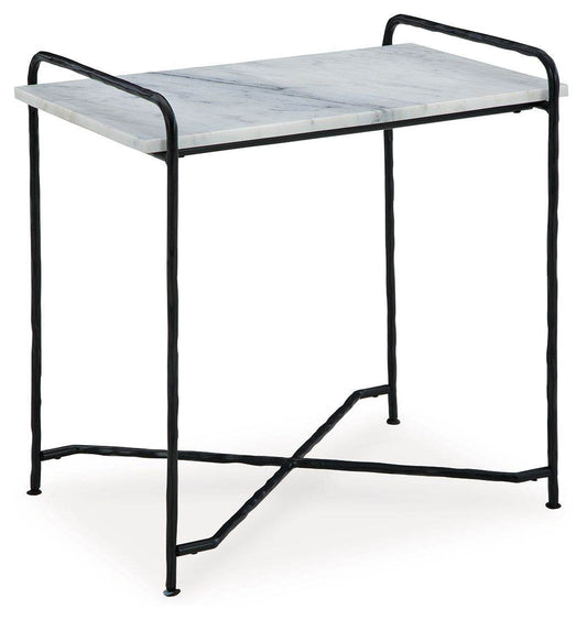Ashber - White / Black - Accent Table - Forward Furniture